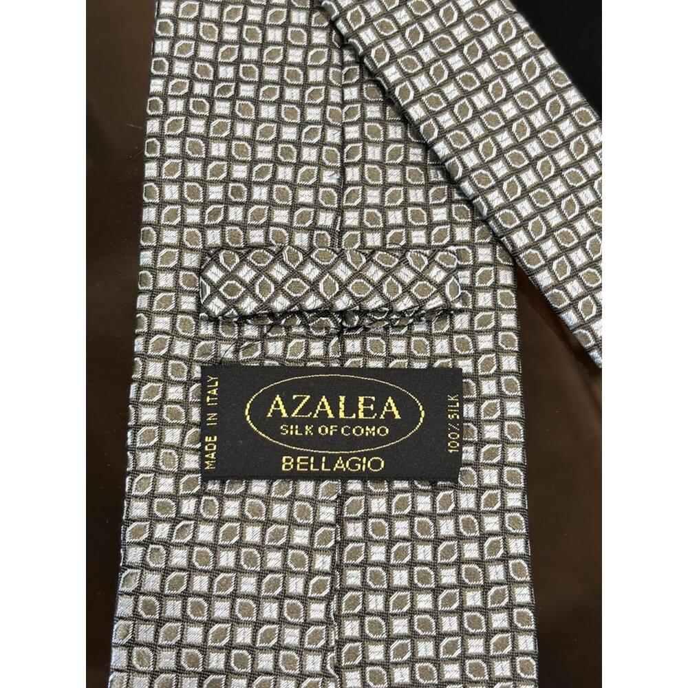 🤍 Azalea Silk of Como “Bellagio” Tie – 100% Silk – Made in Italy